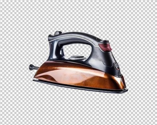 Premium PSD | Old electric iron png isolated on a transparent background Premium PSD