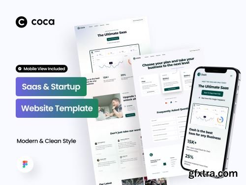 Coca - Saas & Startup Website Ui8.net