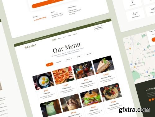 Cuisine - Food & Restaurant Framer Template Ui8.net