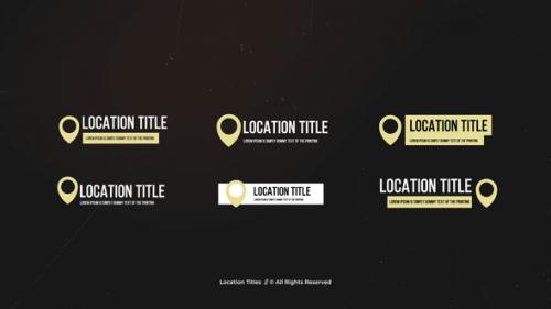 Videohive - Location Titles | PP - 48531945 - 48531945