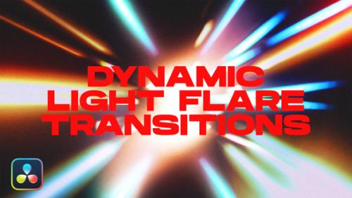 Videohive - Dynamic Light Flare Transitions | DaVinci Resolve - 48534833 - 48534833