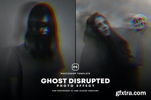 Ghost Disrupted Glitch Effect G7LUT8N