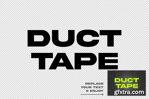 Duct Tape PSD Layer Style Text Effect 6LFD6EC