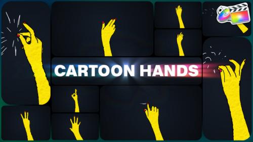 Videohive - Cartoon Hands for FCPX - 48542143 - 48542143