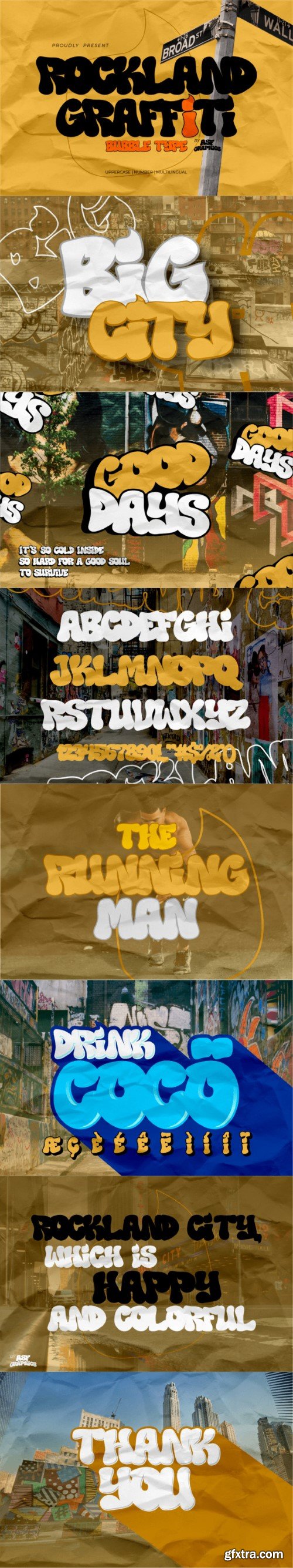 Rockland Graffiti Font