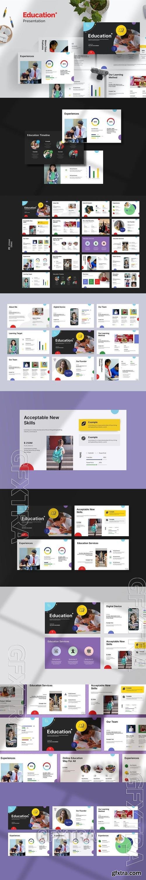 Education Presentation Template YAGRCTJ