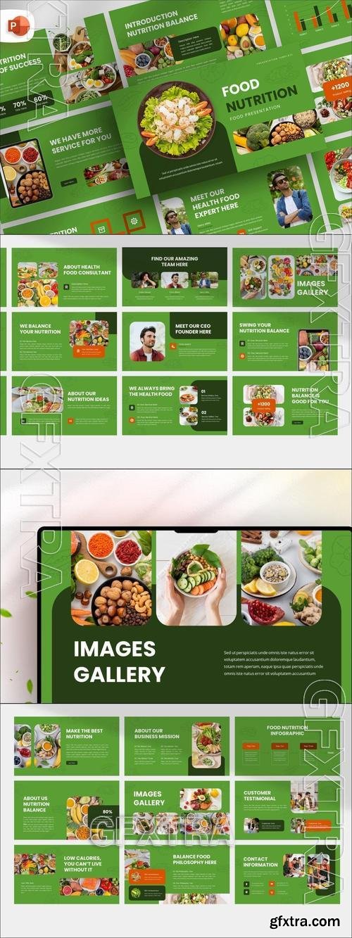 Nutrition Balance PowerPoint Template BWXAJSF