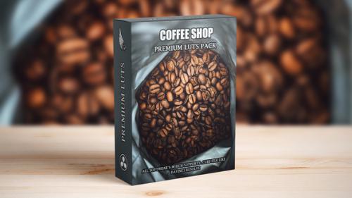 Videohive - Coffee Shop Brown Look Cinematic LUTs Pack - 48570817 - 48570817