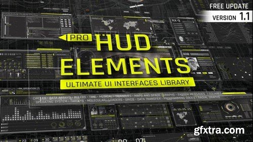 Videohive Pro HUD Elements Pack 35846046