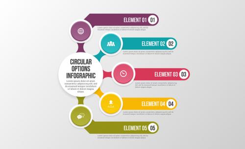 Circular Options Infographic - 122700897