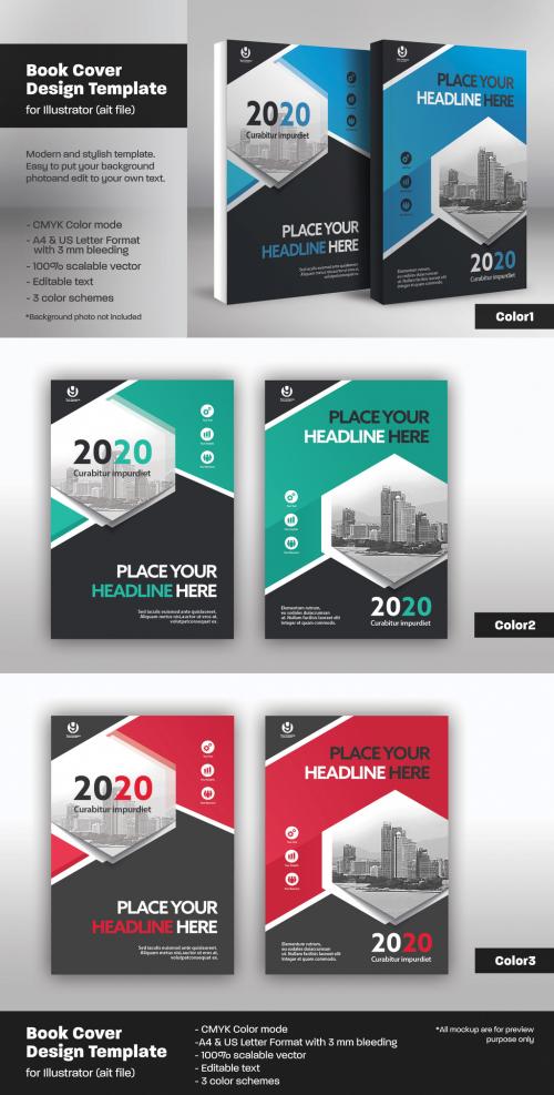 Book Cover Layout Set 13 - 122811136