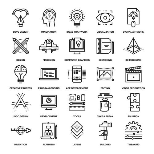 Creative Process Icons Set 02 - 123293866