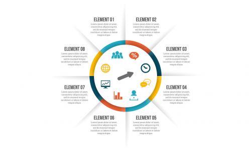 Eight Section Circle Infographic - 123669214