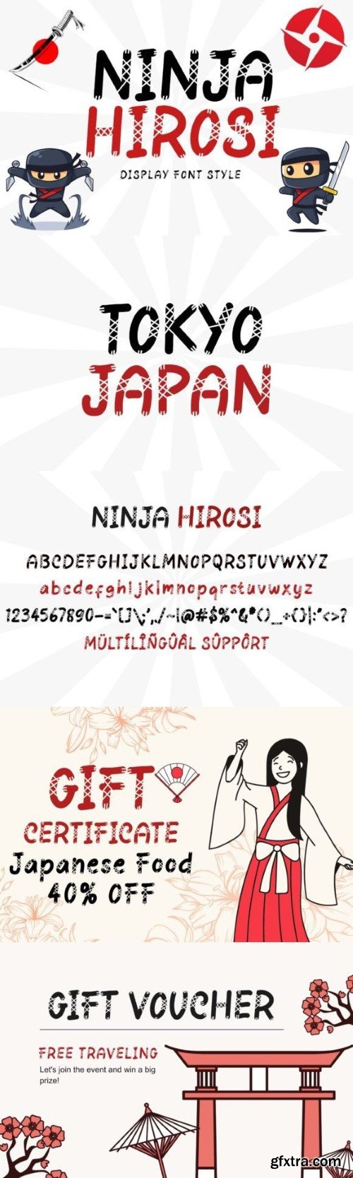 Ninja Hirosi Font