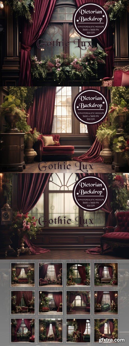 Victorian Backdrop - Gothic Lux