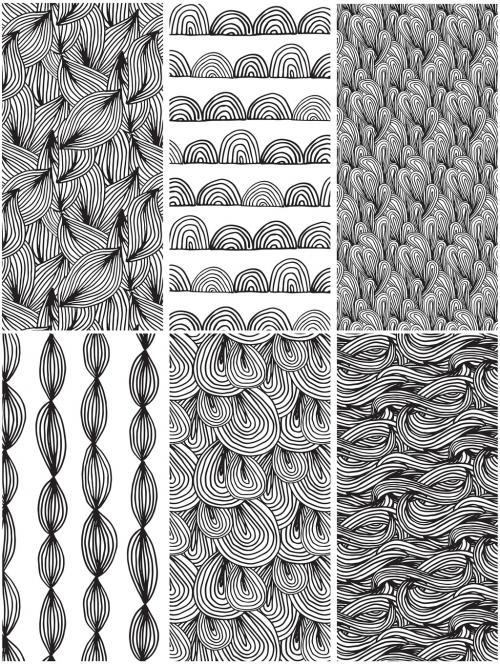 Doodle Patterns - 124049577