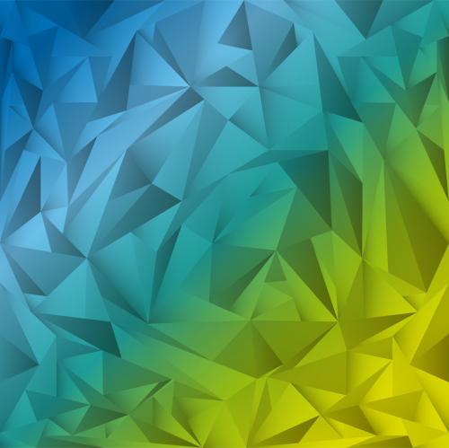 Multicolored Polygonal Pattern 4 - 124384850