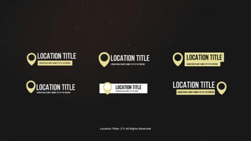 Videohive - Location Titles | FCP - 48590568 - 48590568