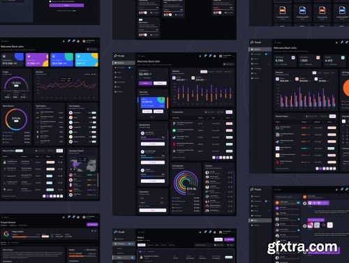 Pixlab Dashboard UI Kit Ui8.net