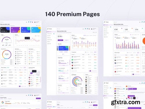 Pixlab Dashboard UI Kit Ui8.net