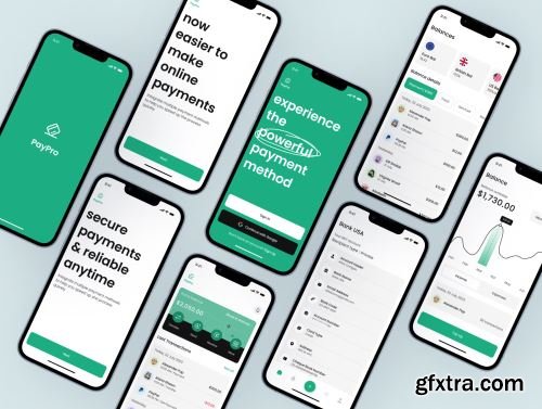 Paypro - Finance App UI Kit Ui8.net