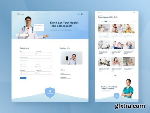 ProHealth - Medical & Healthcare Website Design Figma Template Ui8.net