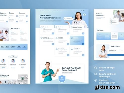 ProHealth - Medical & Healthcare Website Design Figma Template Ui8.net