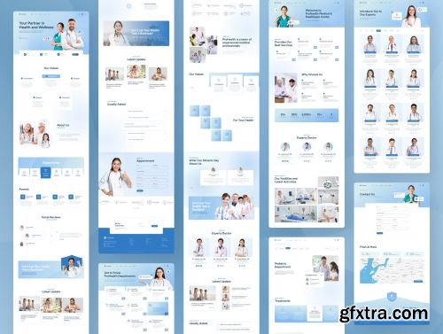 ProHealth - Medical & Healthcare Website Design Figma Template Ui8.net