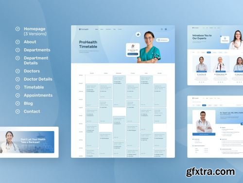 ProHealth - Medical & Healthcare Website Design Figma Template Ui8.net