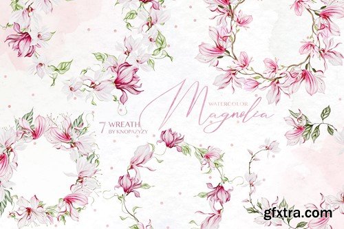 Magnolia wreath 1 4555QZB