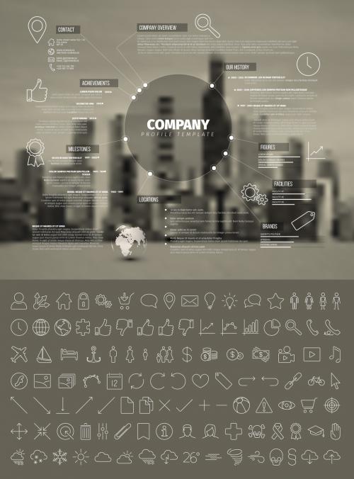 Company Profile Infographic - 125511672