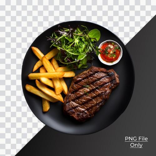 Premium PSD | Prime steak restaurant soft smooth lighting only png premium psd Premium PSD