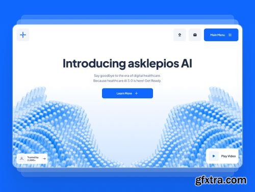 asklepios: AI Healthcare & Wellness Website Ui8.net