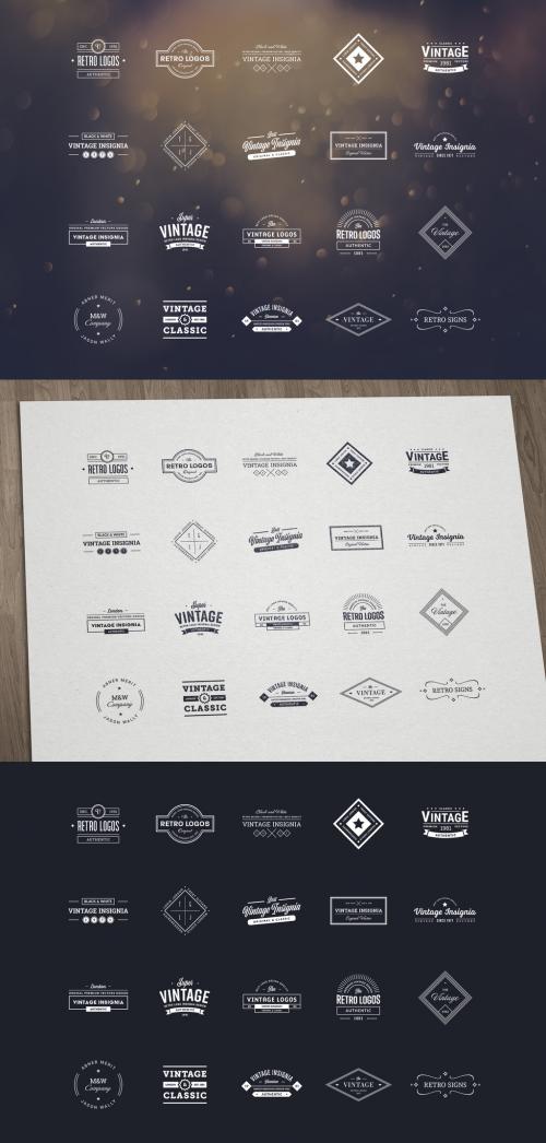 20 Vintage Logo Layouts 3 - 127979399