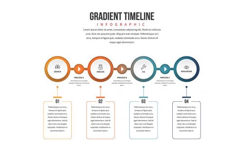 Gradient Timeline - 132976216