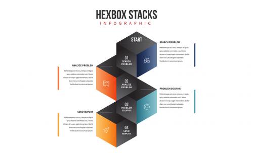 Hex Box Stacks Graph - 132976238