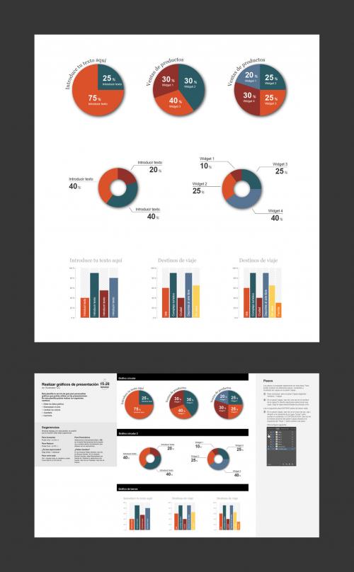 Gráficos de presentación con instrucciones - 134649447