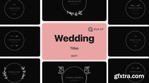 Videohive Wedding Titles Vol. 11 48928906