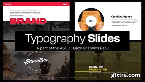 Videohive 10 Typography Slides IX 48941645