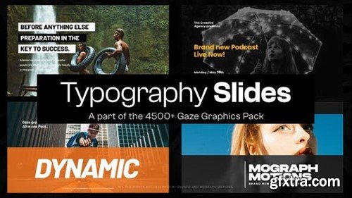 Videohive 10 Typography Slides VI 48941574