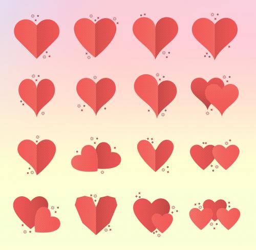 Hearts Icon Pack 1 - 135461548