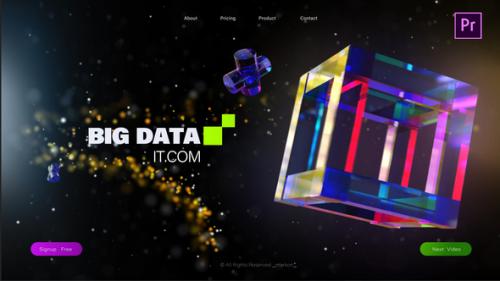 Videohive - 3D Cube Glass Colorful IT Opener - 48402858 - 48402858