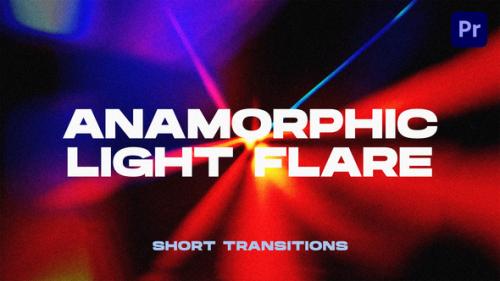 Videohive - Anamorphic Light Flare Transitions | Premiere Pro - 48403095 - 48403095