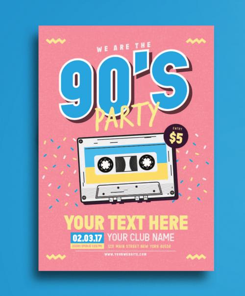 90's Music Event Flyer  - 138372662