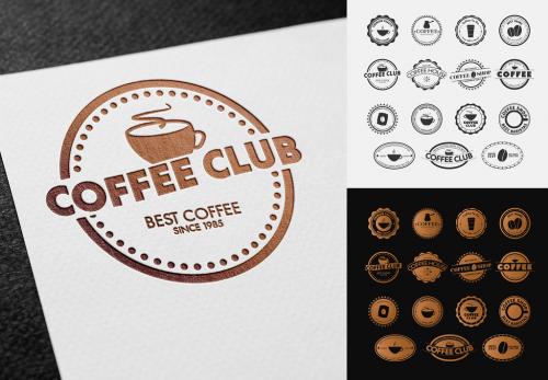 60 Coffee-Themed Labels - 139156963