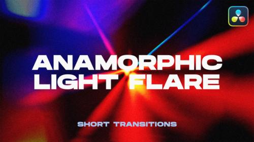 Videohive - Anamorphic Light Flare Transitions | DaVinci Resolve - 48407116 - 48407116