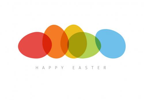 Minimalist Easter Card Layout - 141650111