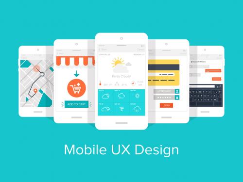 Colorful Mobile UX Design Icon Set 1 - 142736969