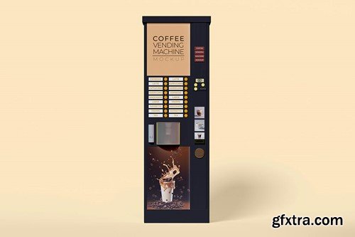 Coffee Vending Machine Mockup Set N9544R3