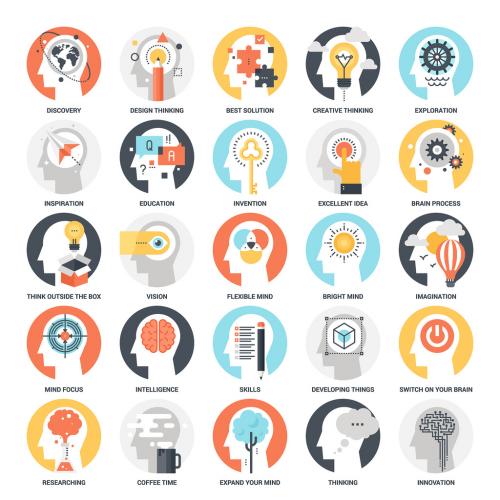 25 Mental Process Icons 4 - 143085498